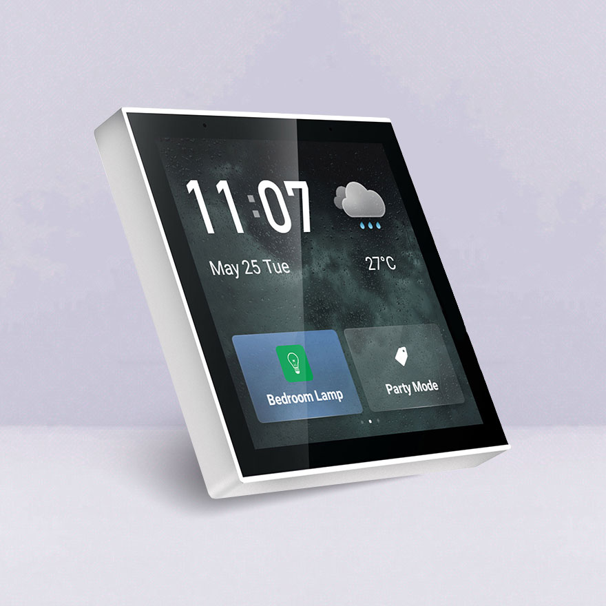 Moes.az ağıllı ev sistemləri-Центральная панель управления Smart Touch Screen с голосовым управлением Встроенный Alexa Встроенный шлюз ZigBee